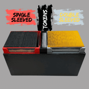 Front view with words to demonstrate which inserts do what for the commander bundle