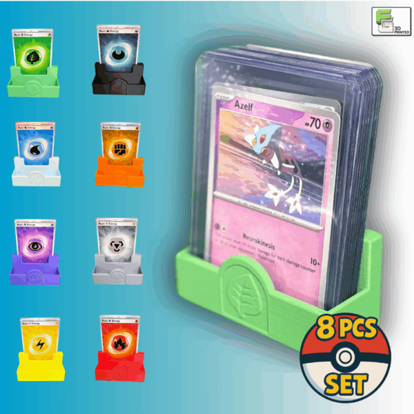 Pokemon energy break front facing display photo front view.