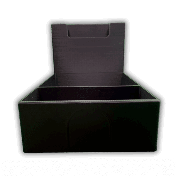 Energy break stand from the front with no cards