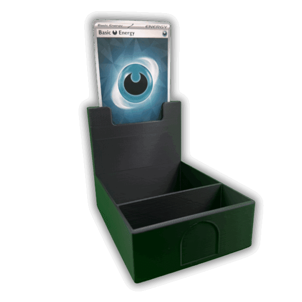 Angled View of Energy Break Stand with just energy card