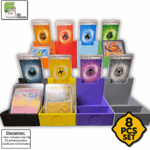 Featured image of all 8 energy break stands in energy colors